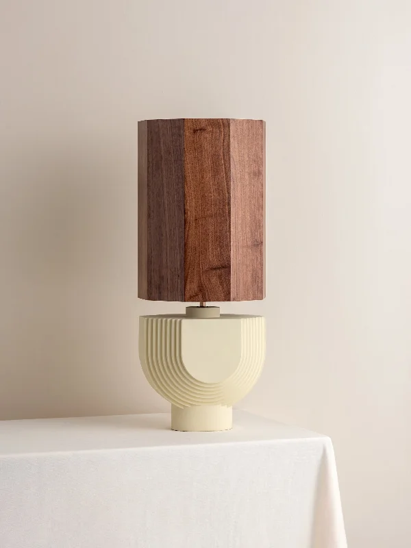 asian inspired table lamps with bamboo accents for a zen atmosphereEditions concrete lamp with + walnut wood shade asian inspired table lamps with bamboo accents for a zen atmosphereEditions concrete lamp with + walnut wood shade