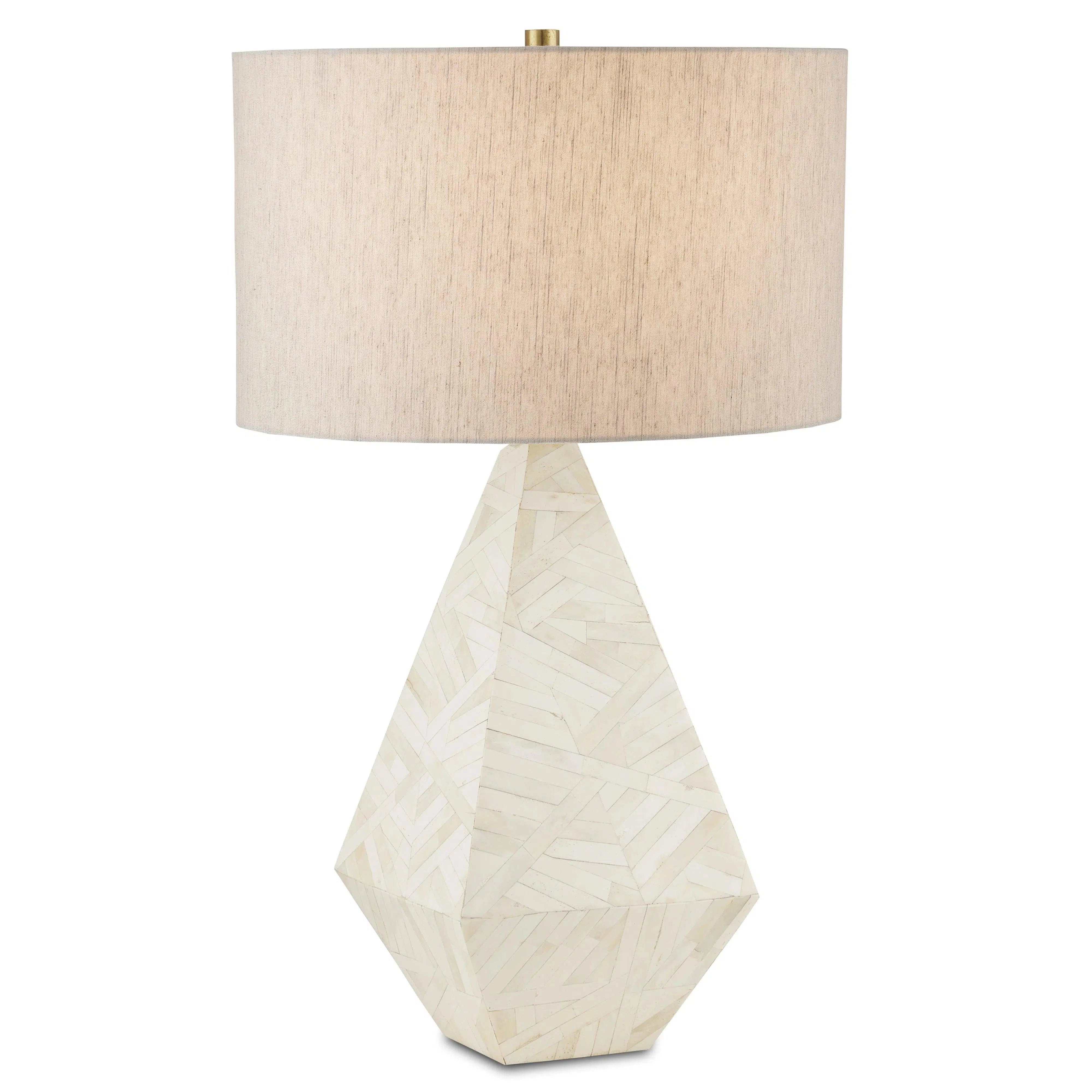 gothic style table lamps with dark finishes for a mysterious lookElysium White Table Lamp
