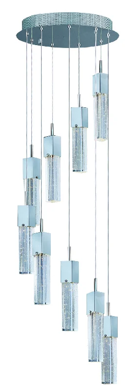 Metal Ceiling Lights in Brass, Copper, Stainless Steel, and IronFizz III LED Pendant