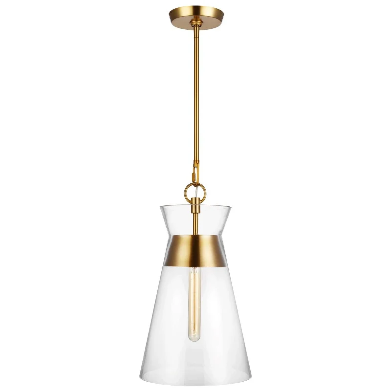 Industrial Style Ceiling Lights with Exposed Bulbs and Metal CagesFeiss Atlantic 1-Light Clear Pendant