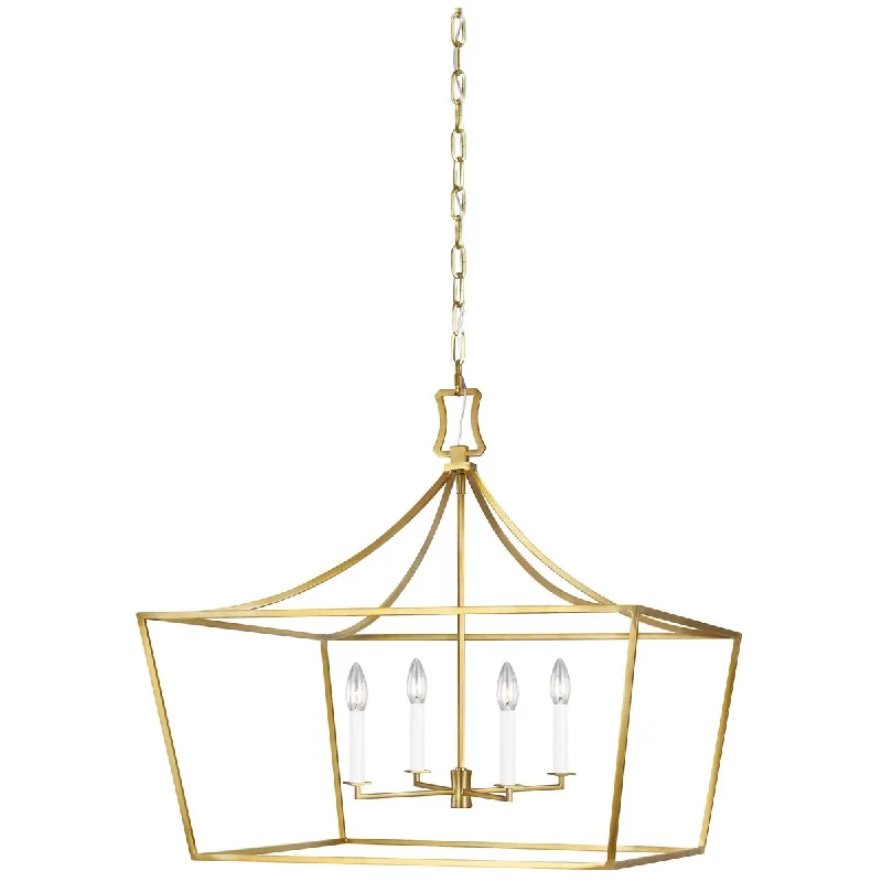 Contemporary Ceiling Lights with Unique, Abstract ShapesFeiss Southold 4-Light Wide Lantern Contemporary Ceiling Lights with Unique, Abstract ShapesFeiss Southold 4-Light Wide Lantern