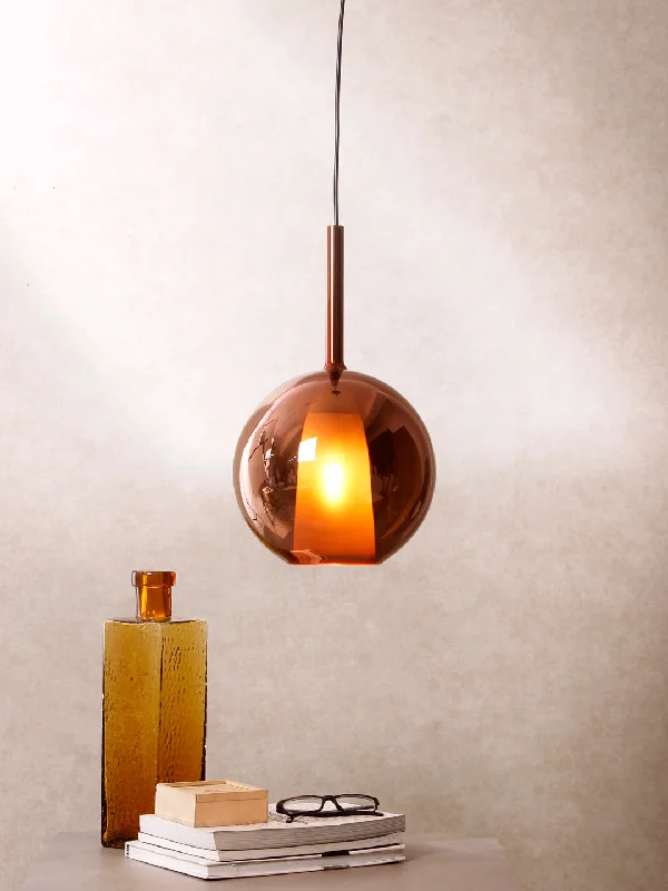 Mid - Century Modern Ceiling Lights with Simple, Sleek LinesFire Grande Copper Pendant Light