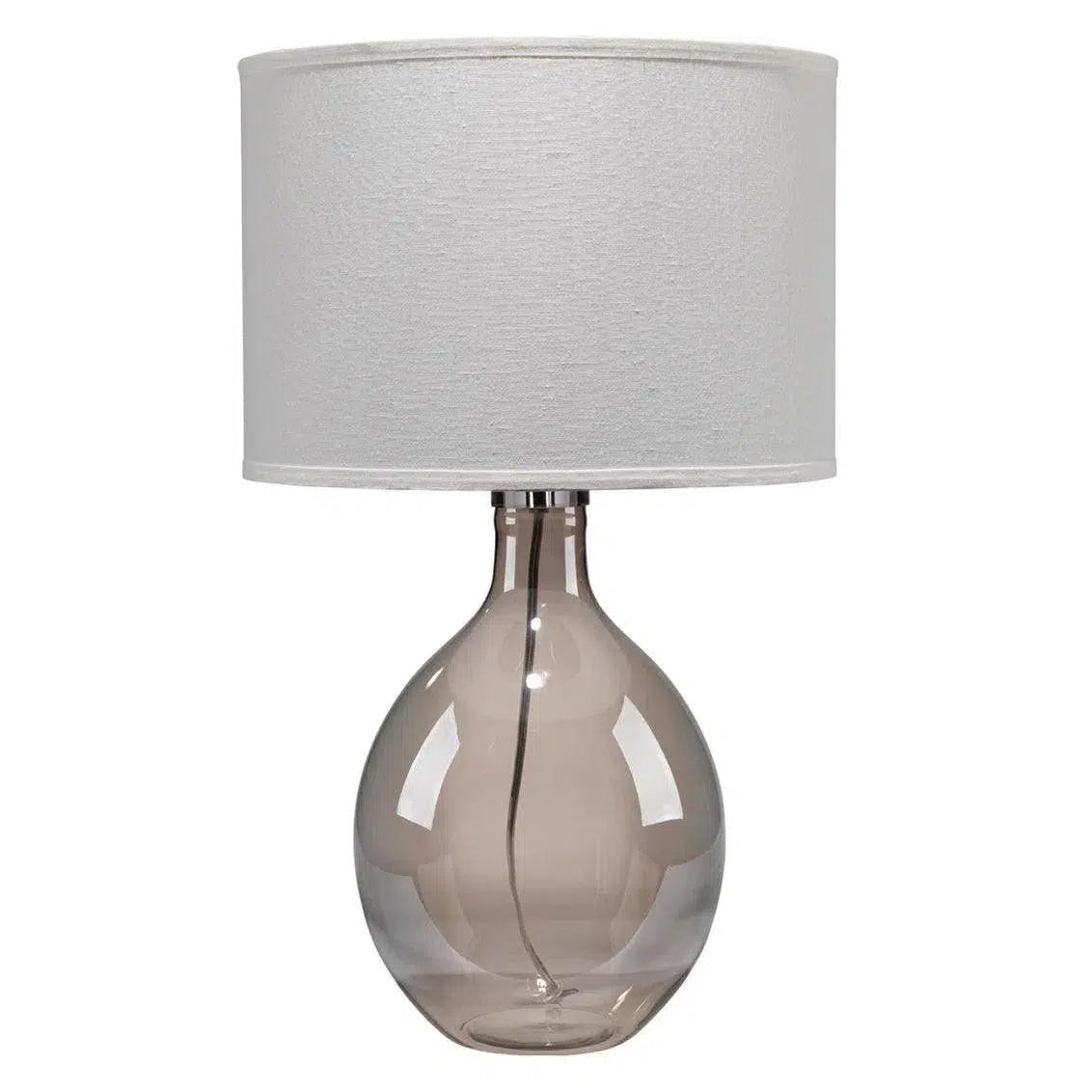 rustic farmhouse table lamps for cozy kitchensGrey Glass Juliette Table Lamp