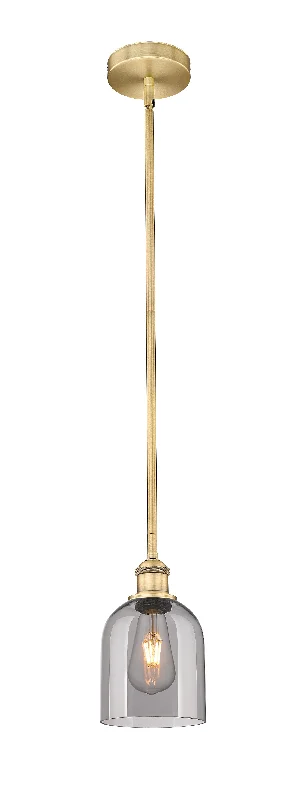 Mediterranean - Style Ceiling Lights with Terra - Cotta and Ceramic DetailsInnovations Lighting 616-1S-BB-G558-6SM  Edison Pendant Light Brushed Brass