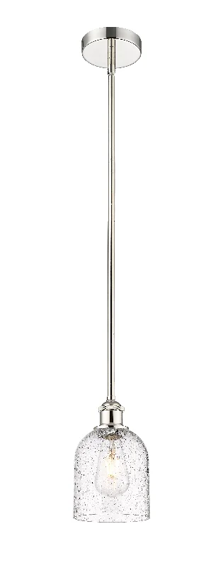 Japanese - Inspired Ceiling Lights with Shoji - Screen - like DiffusersInnovations Lighting 616-1S-PN-G558-6SDY  Edison Pendant Light Polished Nickel