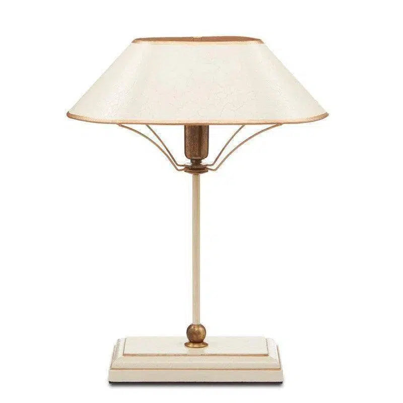 wooden table lamps with natural grain for a warm and organic feelIvory Antique Brass Gold Daphne Table Lamp