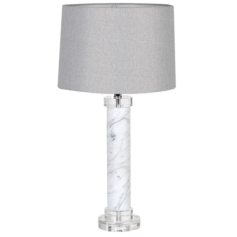 bohemian table lamps with colorful patterns for eclectic bedroomsJira Marble Table Lamp – Excess Stock