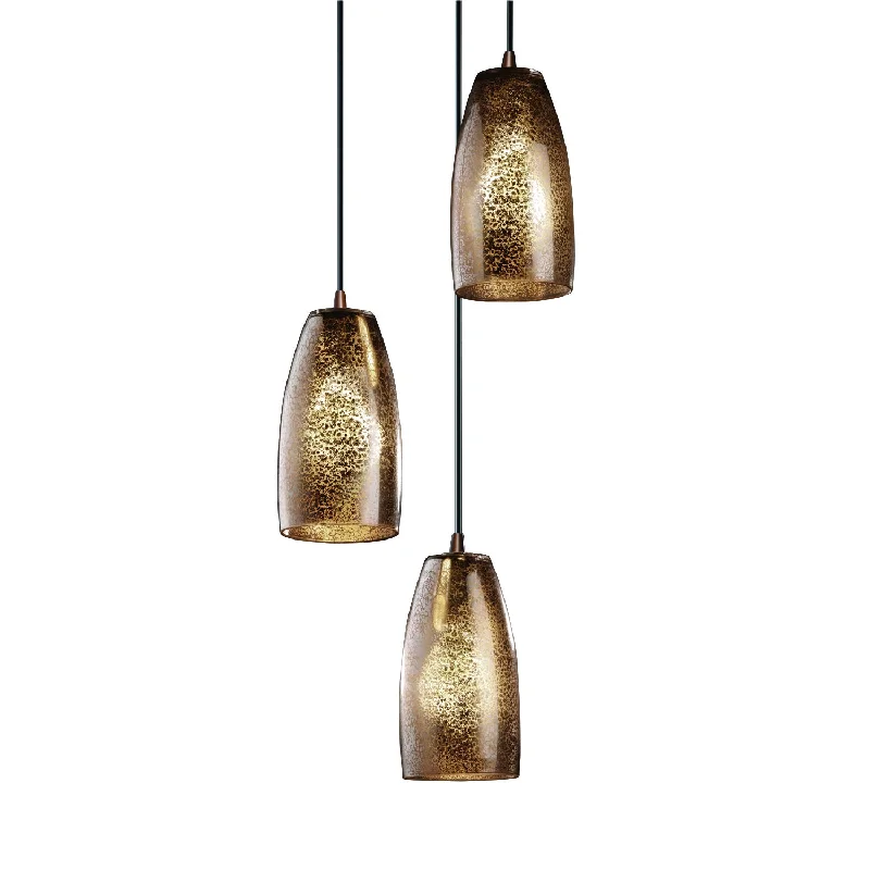 Moroccan Ceiling Lights with Colorful Stained Glass and Geometric CarvingsThree Light Pendant