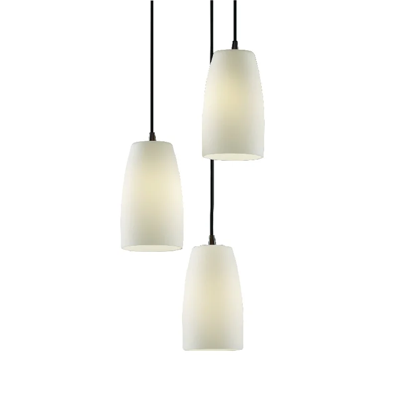Indian - Themed Ceiling Lights with Intricate Filigree and Mirror WorkThree Light Pendant