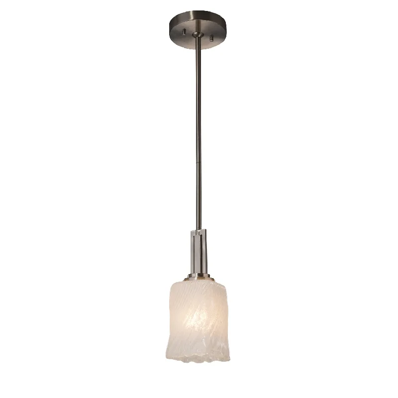 Gothic Ceiling Lights with Dark Metalwork and Pointed ArchesOne Light Pendant