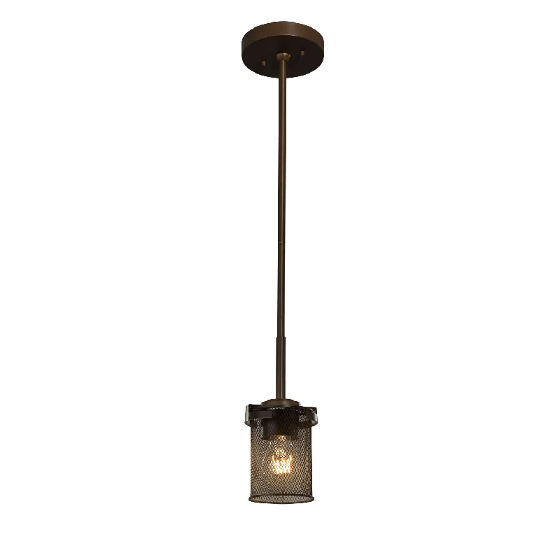 Mediterranean - Style Ceiling Lights with Terra - Cotta and Ceramic DetailsOne Light Pendant