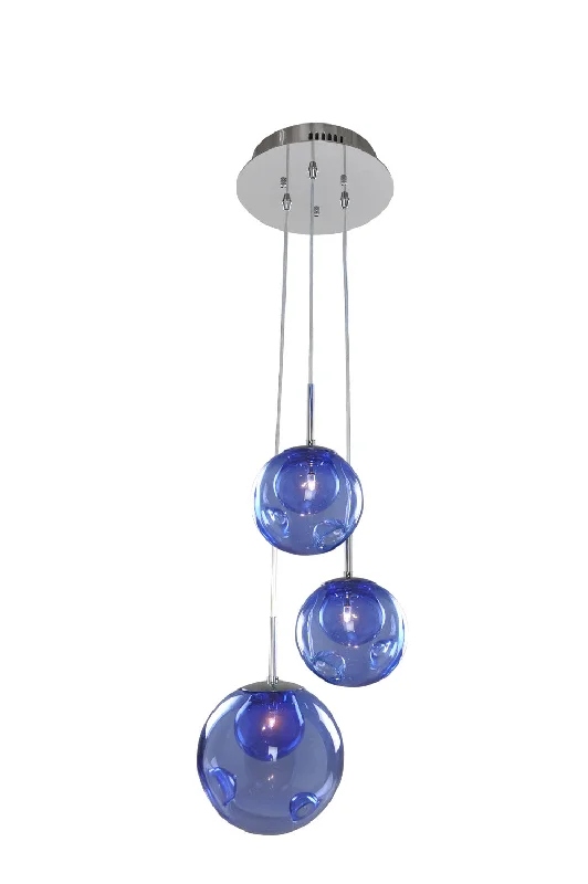 Bohemian Ceiling Lights with Beads, Tassels, and Colorful GlassMeteor Pendant