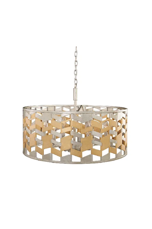 Contemporary Ceiling Lights with Unique, Abstract ShapesKalco Broadway 503951JM Pendant Light - Jewel Metallic