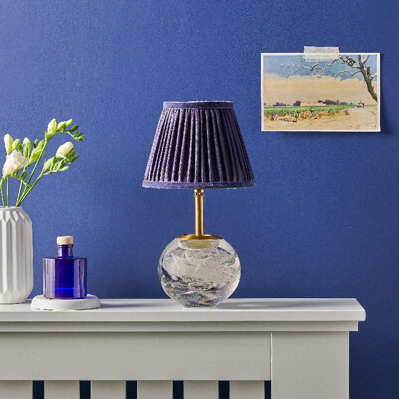 crystal table lamps with dazzling prisms for a glamorous effectKatherine table lamp in clear blown glass