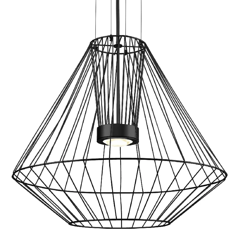 Contemporary Ceiling Lights with Unique, Abstract ShapesKuzco Arctic Ep68428-bk Pendant Light - Black
