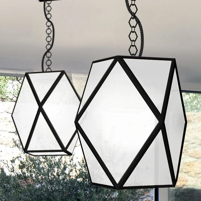Japanese - Inspired Ceiling Lights with Shoji - Screen - like Diffusers40 Or 60 Cm Black Or White Outdoor Ceiling Lantern Japanese - Inspired Ceiling Lights with Shoji - Screen - like Diffusers40 Or 60 Cm Black Or White Outdoor Ceiling Lantern