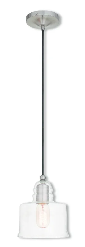Scandinavian Style Ceiling Lights with Light Wood AccentsOne Light Mini Pendant