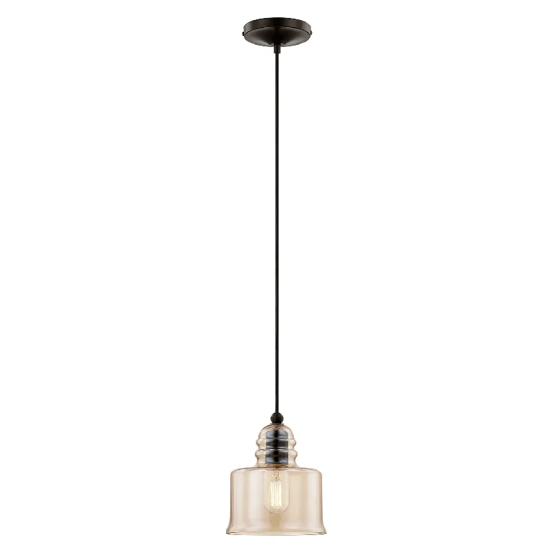 Art Nouveau Ceiling Lights with Organic, Flowing ShapesOne Light Mini Pendant