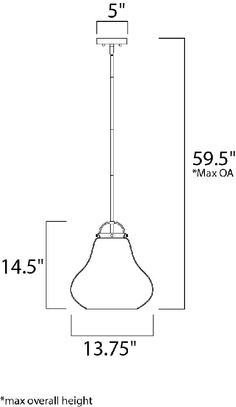Art Deco Ceiling Lights with Geometric Patterns and Metallic FinishesMaxim Stella 10093CLSN Pendant Light - Satin Nickel