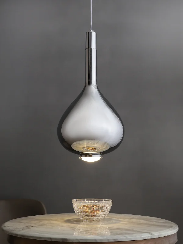 Retro Ceiling Lights Inspired by the 1950s and 1960s DesignMeegan Chrome Pendant Light