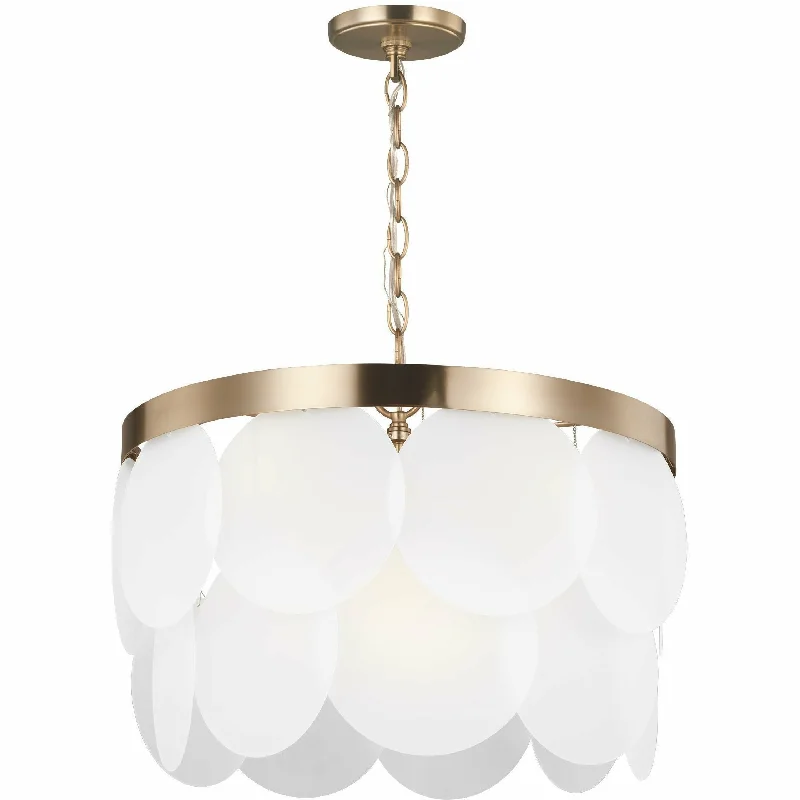 Indian - Themed Ceiling Lights with Intricate Filigree and Mirror WorkMellita Six Light Pendant