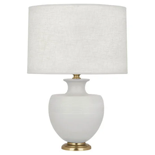 rustic farmhouse table lamps for cozy kitchensAtlas Matte Dove Table Lamp - Open Box