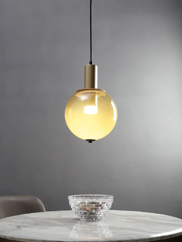 Glass Ceiling Lights with Frosted, Colored, or Etched GlassMiles AM Pendant Light