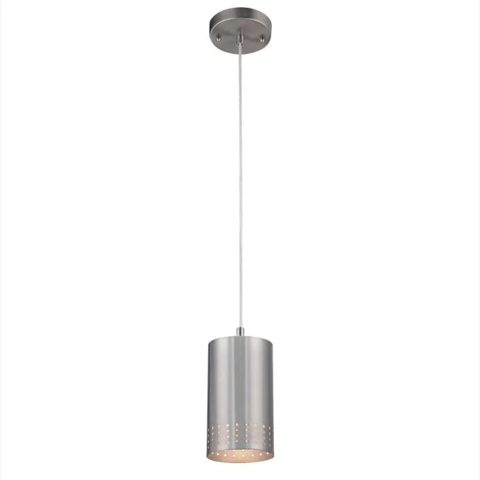 Art Deco Ceiling Lights with Geometric Patterns and Metallic FinishesModern Cylinder Pendant