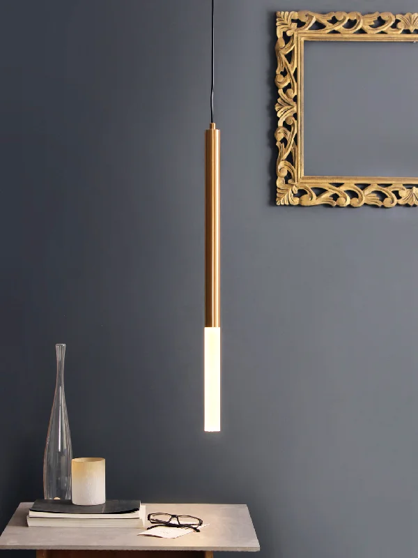 Indian - Themed Ceiling Lights with Intricate Filigree and Mirror WorkMoxy Tube LED Pendant Light Indian - Themed Ceiling Lights with Intricate Filigree and Mirror WorkMoxy Tube LED Pendant Light