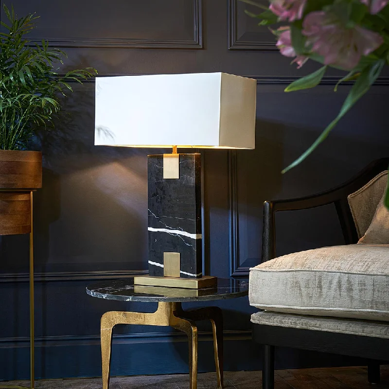 modern minimalist table lamps for contemporary living roomsNahanni Black Marble Table Lamp modern minimalist table lamps for contemporary living roomsNahanni Black Marble Table Lamp