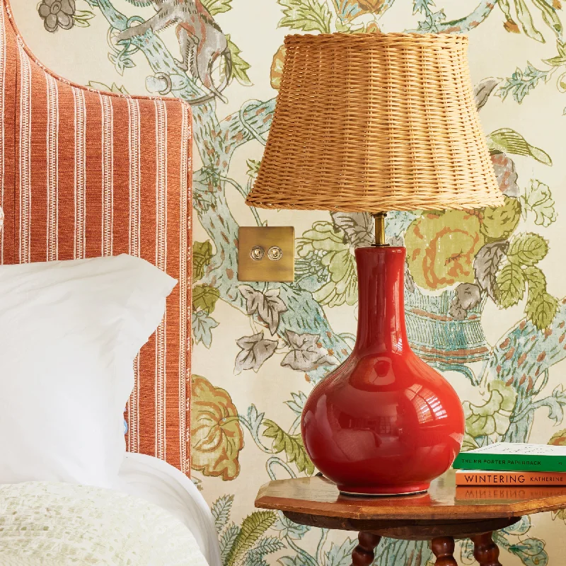 fabric table lamps with a linen shade for a relaxed and breathable lookNellie table lamp in an oxblood glaze fabric table lamps with a linen shade for a relaxed and breathable lookNellie table lamp in an oxblood glaze