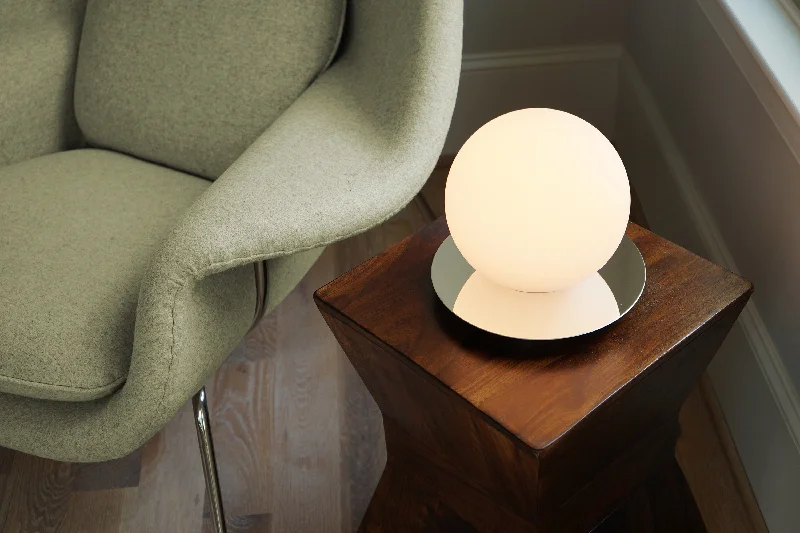 wooden table lamps with natural grain for a warm and organic feelPablo Designs Bola Sphere Chrome Table Lamp wooden table lamps with natural grain for a warm and organic feelPablo Designs Bola Sphere Chrome Table Lamp
