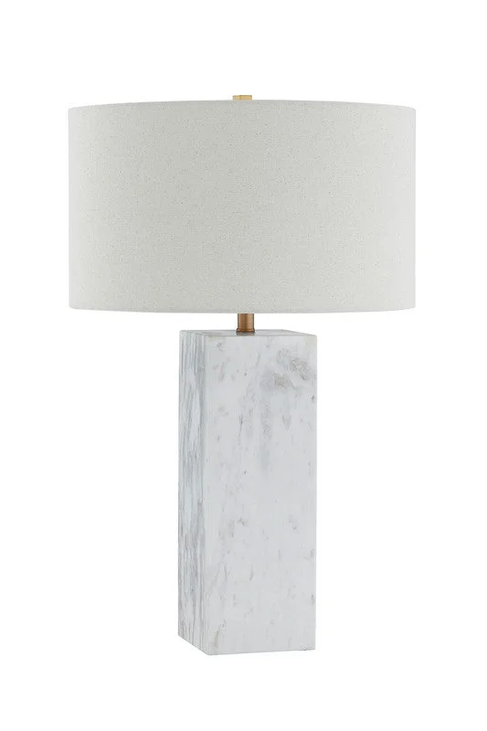 gothic style table lamps with dark finishes for a mysterious lookQuartz Grey Marble Table Lamp