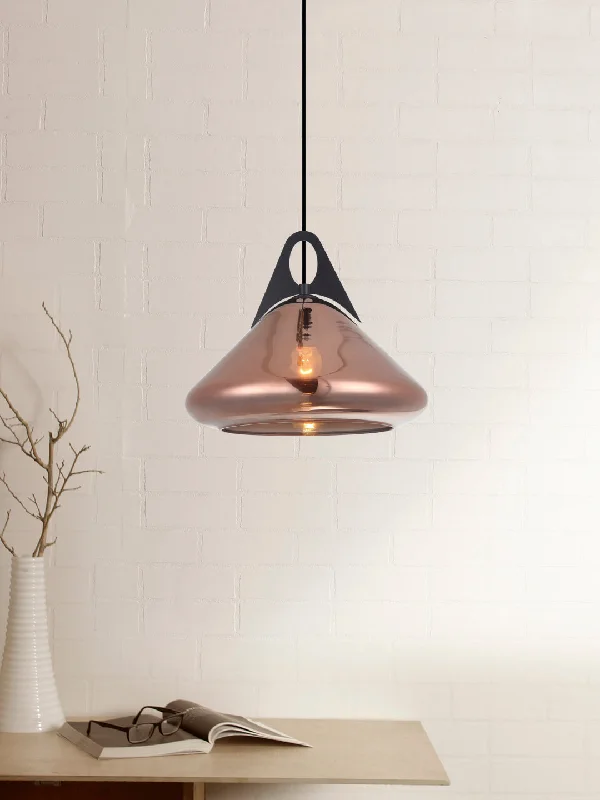 Contemporary Ceiling Lights with Unique, Abstract ShapesRadian Copper Pendant Light