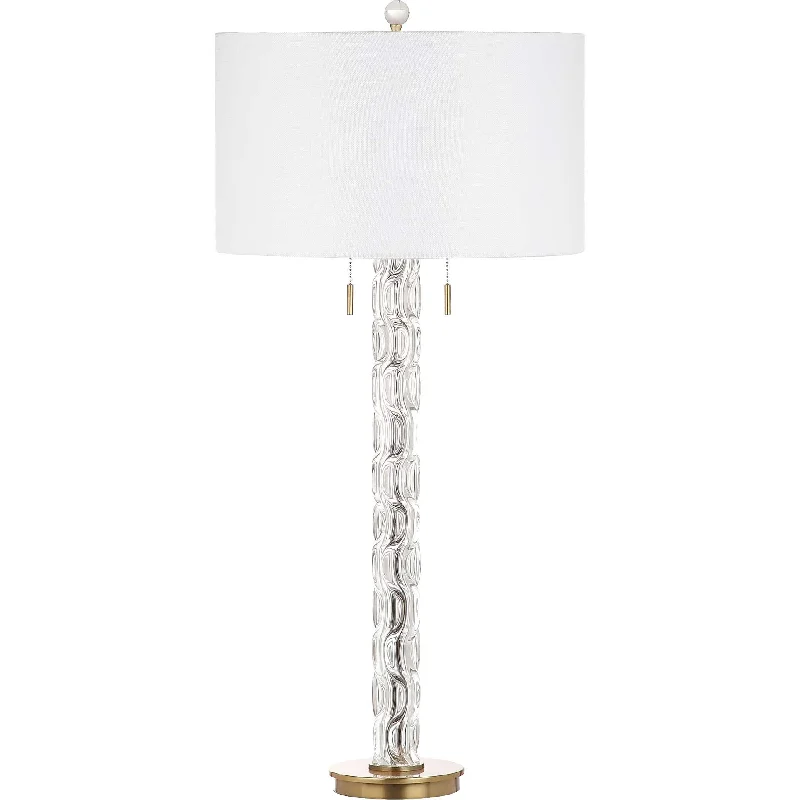 wooden table lamps with natural grain for a warm and organic feelRandall Table Lamp Clear/Gold