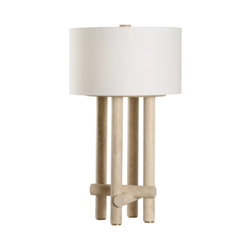 leather table lamps with a distressed texture for a rugged charmRiko Lamp