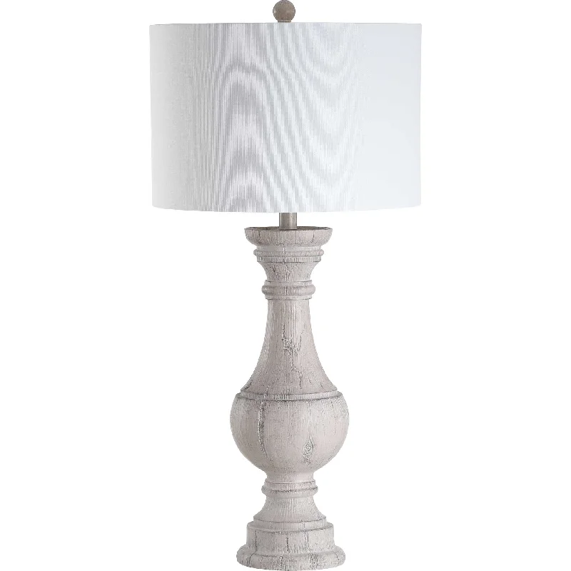 bohemian table lamps with colorful patterns for eclectic bedroomsSafura Table Lamp White Wash (Set of 2)