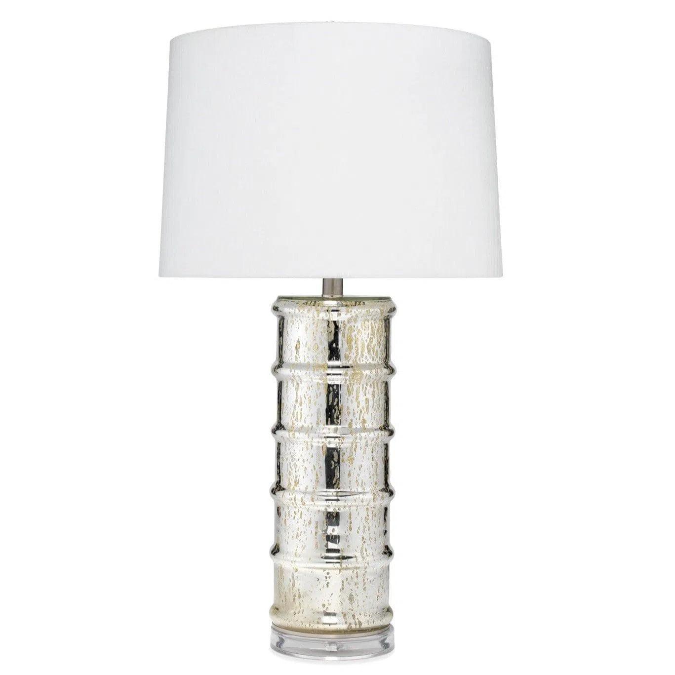 coastal style table lamps with nautical elements for beach housesSilver Glass Acrylic Irene Table Lamp