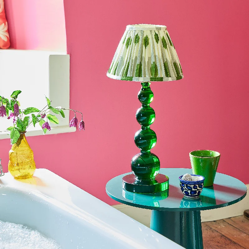 bohemian table lamps with colorful patterns for eclectic bedroomsSmaller Aurora rechargeable table lamp in green bohemian table lamps with colorful patterns for eclectic bedroomsSmaller Aurora rechargeable table lamp in green
