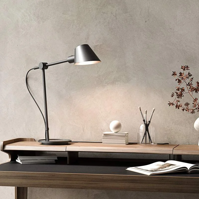 fabric table lamps with a linen shade for a relaxed and breathable lookStay Long Table Lamp - Black