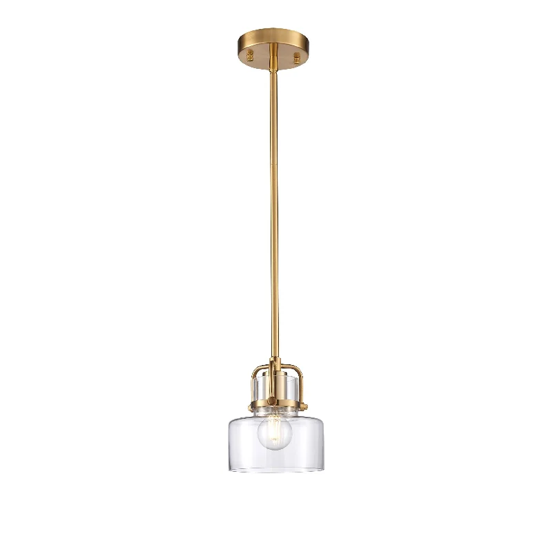 Mediterranean - Style Ceiling Lights with Terra - Cotta and Ceramic DetailsTiffany Glass Pendant Satin Brass 15x24cm
