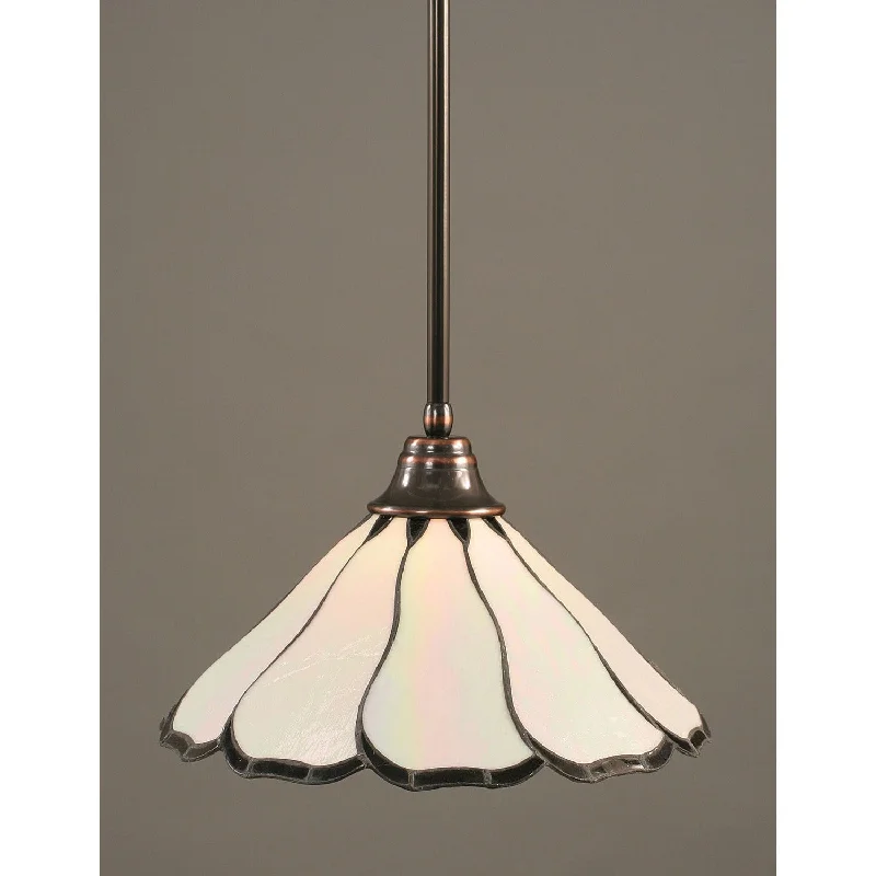 Industrial Style Ceiling Lights with Exposed Bulbs and Metal CagesToltec Stem 26-bc-912 Pendant Light - Black Copper