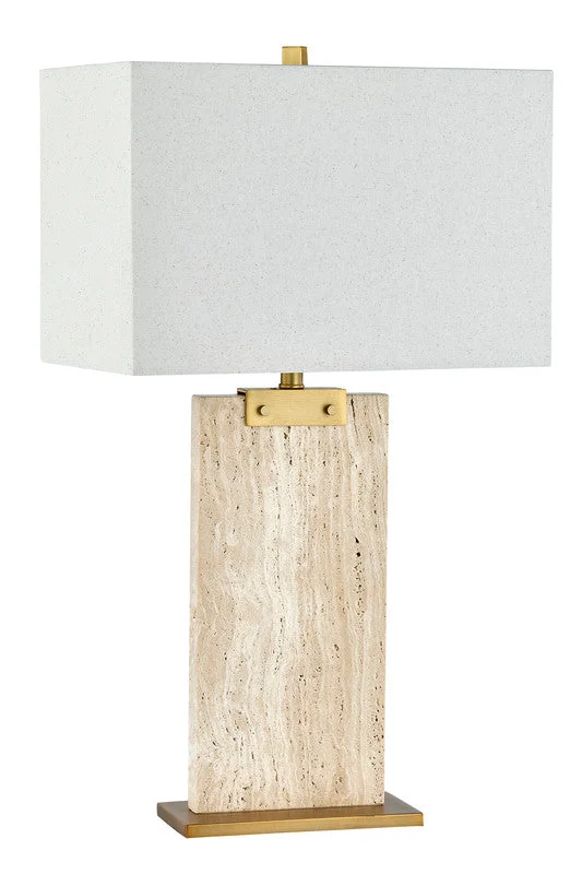 coastal style table lamps with nautical elements for beach housesTopaz Travertine Table Lamp
