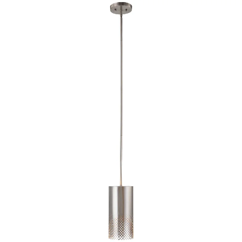 African - Inspired Ceiling Lights with Tribal Patterns and Natural MaterialsUttermost Manheim 1-Light Nickel Cylinder Pendant African - Inspired Ceiling Lights with Tribal Patterns and Natural MaterialsUttermost Manheim 1-Light Nickel Cylinder Pendant