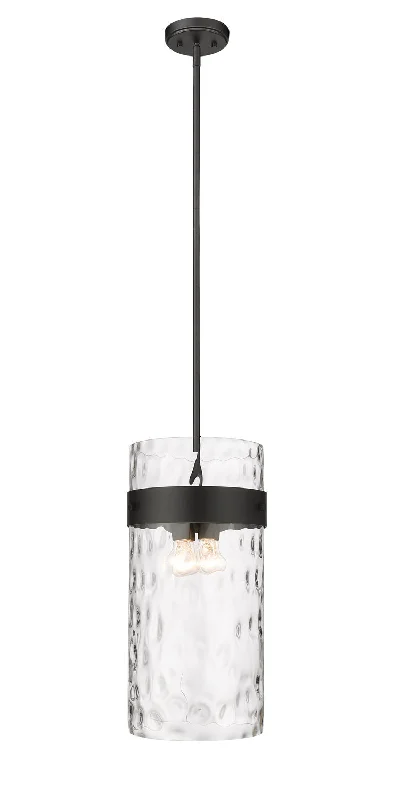 Crystal Ceiling Lights with High - Quality Swarovski CrystalsZ-Lite Fontaine 3035P12-MB Pendant Light - Matte Black
